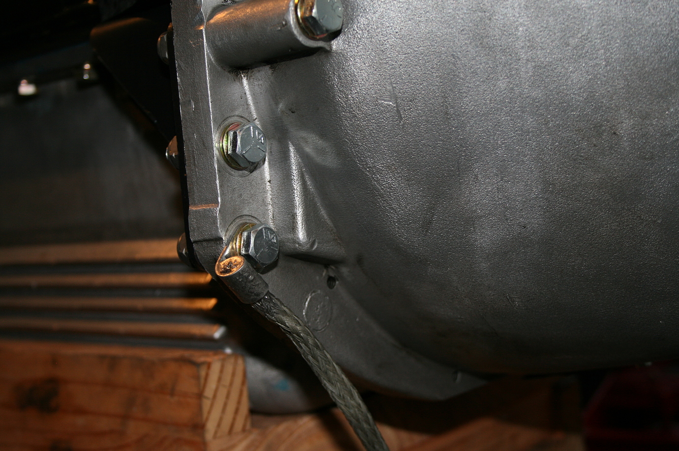 Engine ground strap location EType Jaglovers Forums