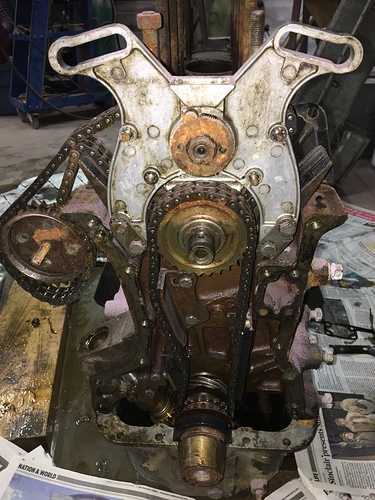 removing timing chain