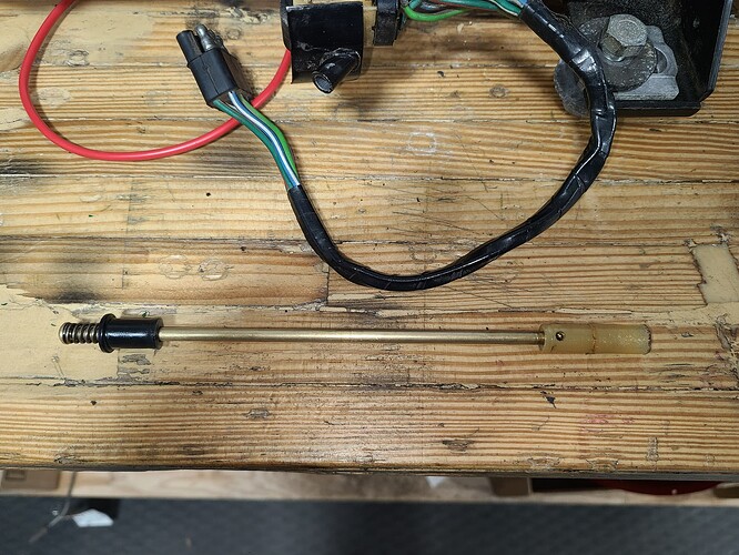 2 - Horn OPush Rod Extracted from Upper Steering Column