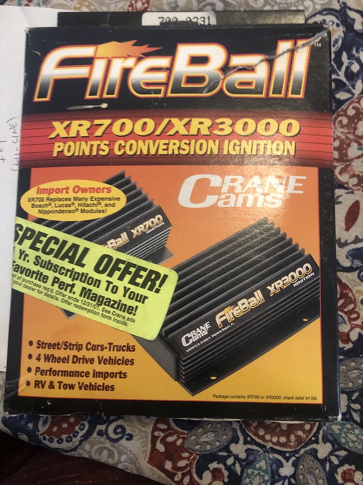 [PURCHASED] NIB Crane XR700 ignition Classifieds Jaglovers Forums