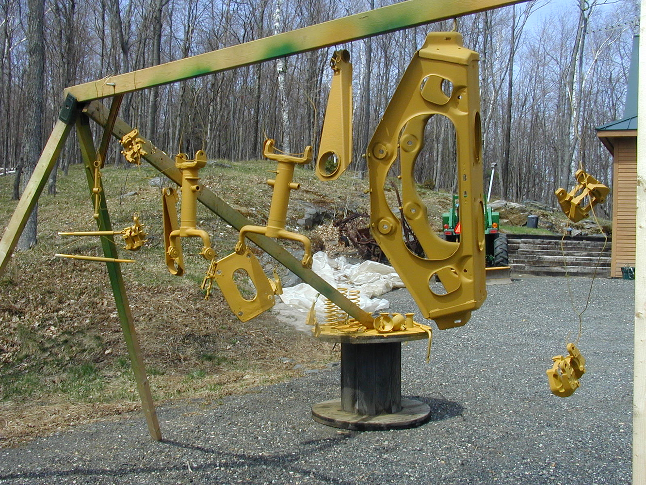 Hanging suspension parts for painting EType Jaglovers Forums