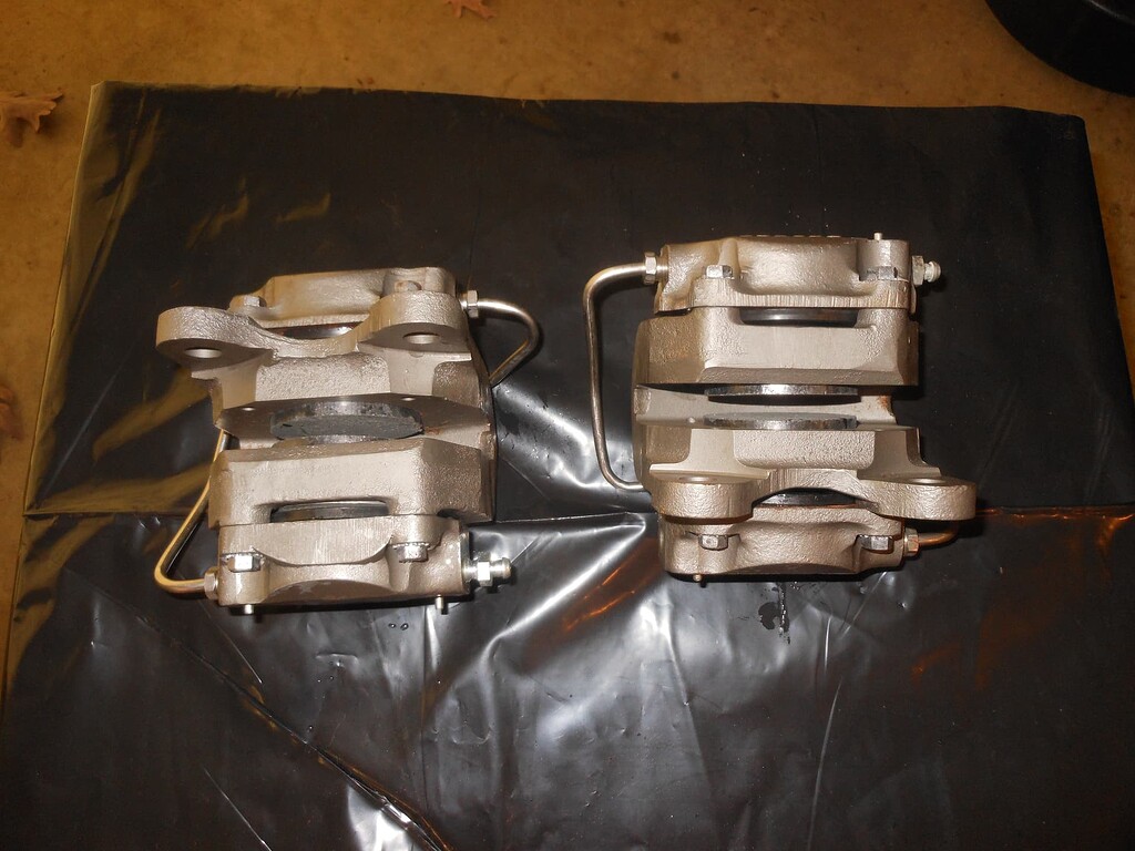 Jaguar xk 150 front brake calipers complete remanufactured