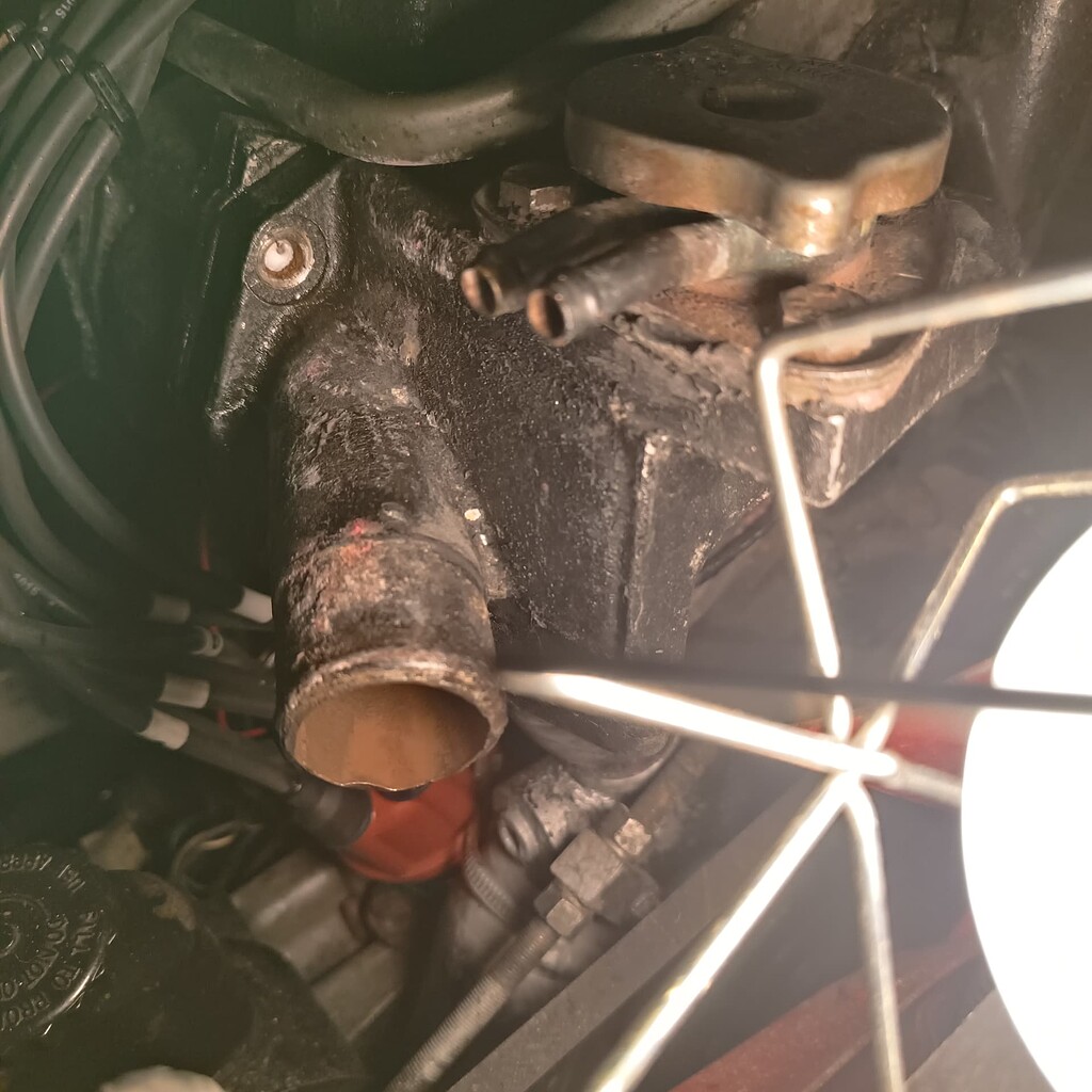Thermostat housing broken bolt XKEngine Jaglovers Forums