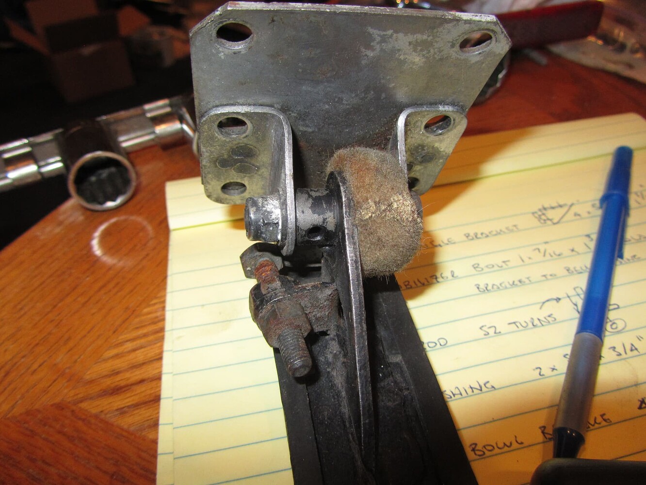 Felt rings for accelerator pedal MK2 Saloons Jaglovers Forums