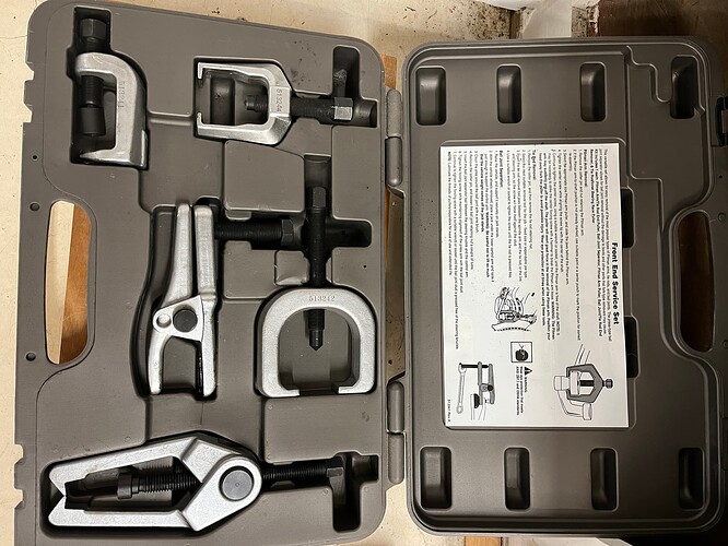 Series 3 upper ball joint rebuild kits with a rubber band in lieu of