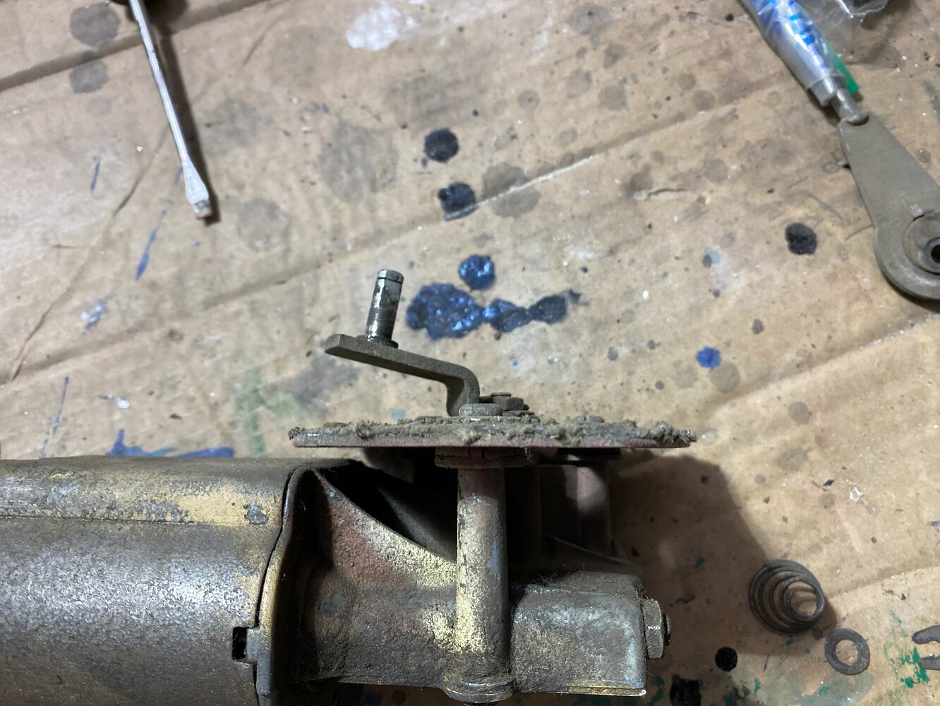 Wiper motor output arm question EType Jaglovers Forums