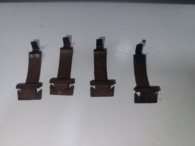 6 - 4x Clips that Secure the Legend Strip to the Rocker Panel Surround