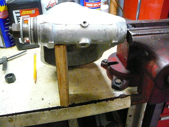 Gap to be measured by Pushing then Pulling the hub