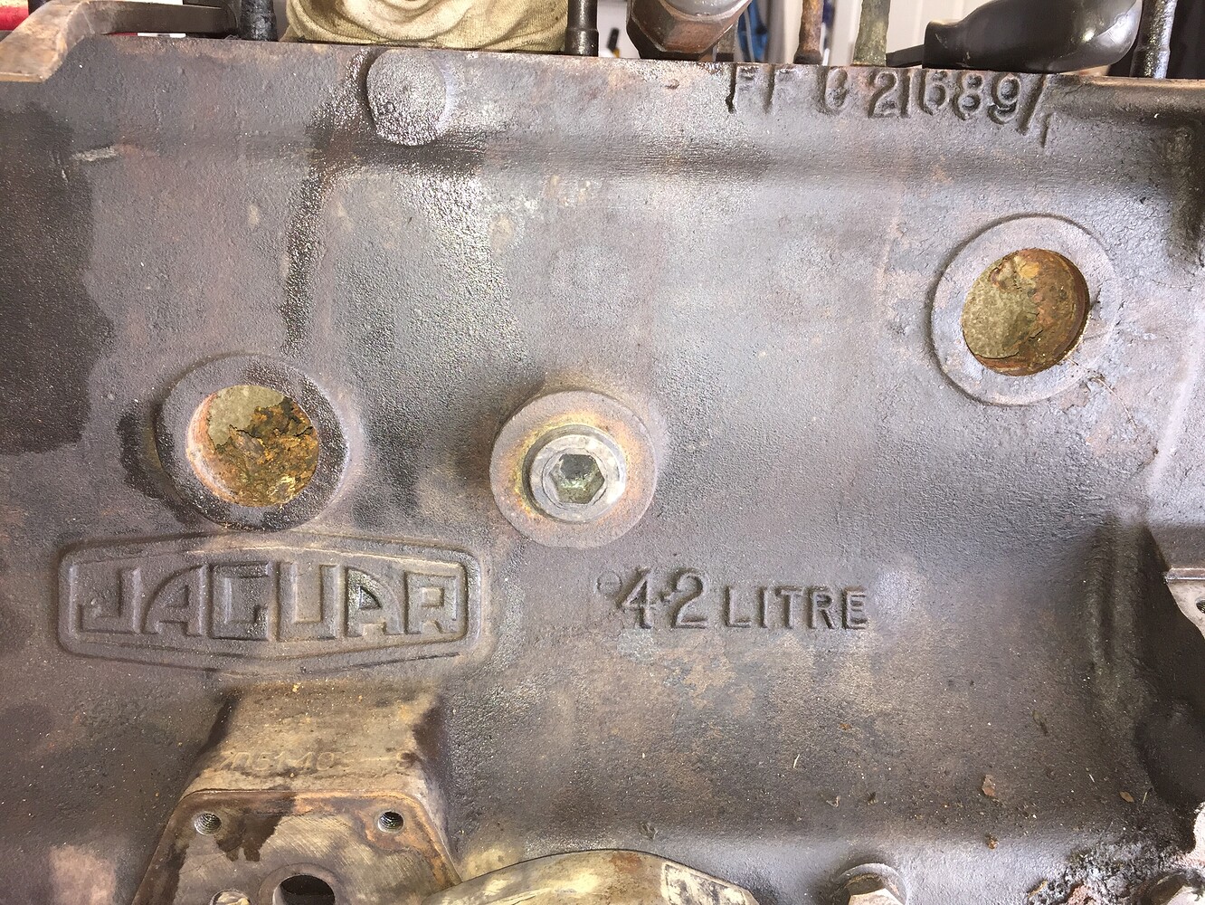 Replace core plugs. engine 3.4 jaguar 1967 XKEngine Jaglovers Forums