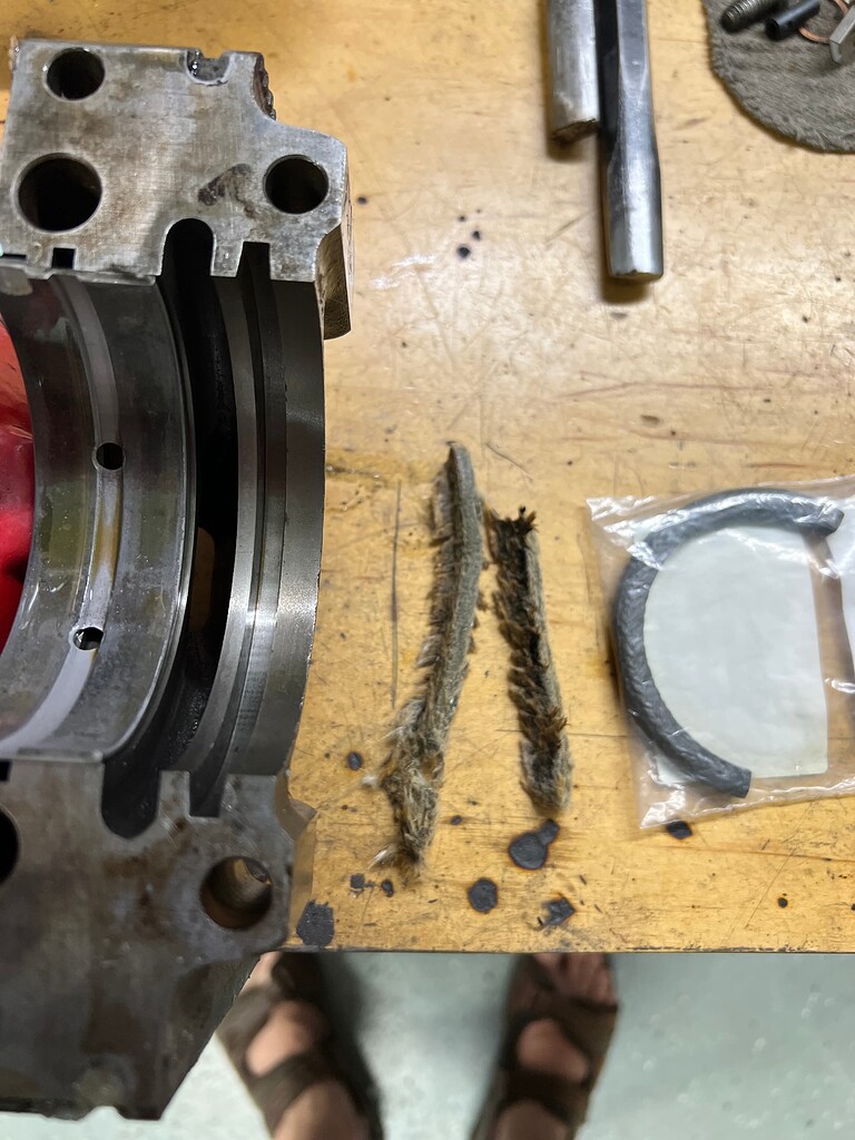 V12 rear main seal rerepair EType Jaglovers Forums