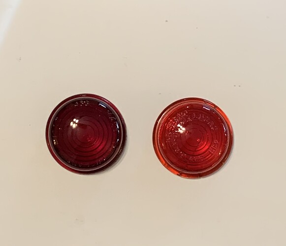 Lucas L769 amber indicator lens. Rear - Rolls Royce Shadow 2 – British