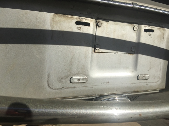 Rear license plate mounting EType Jaglovers Forums