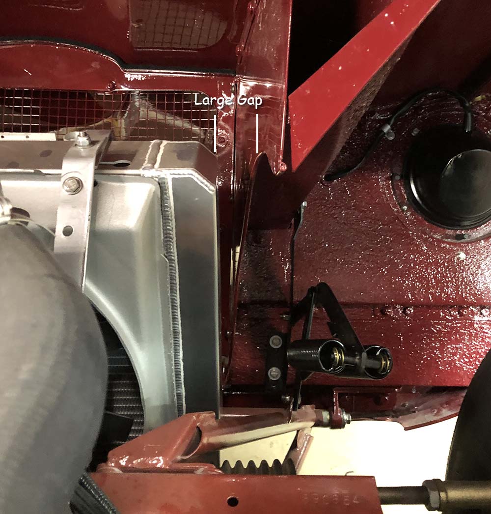 Help, Bonnet hits AC lines (Pics) - E-Type - Jag-lovers Forums