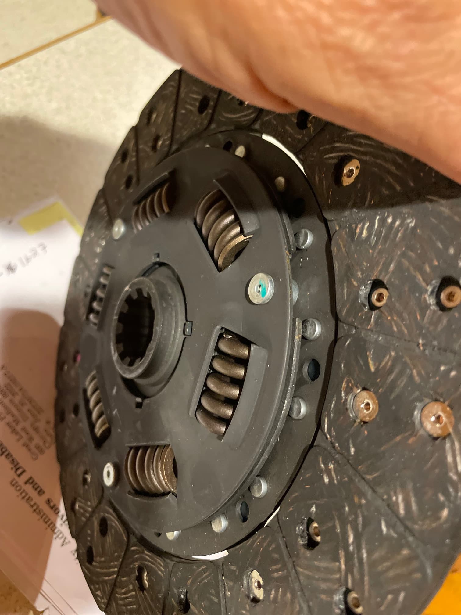 Clutch plate direction EType Jaglovers Forums