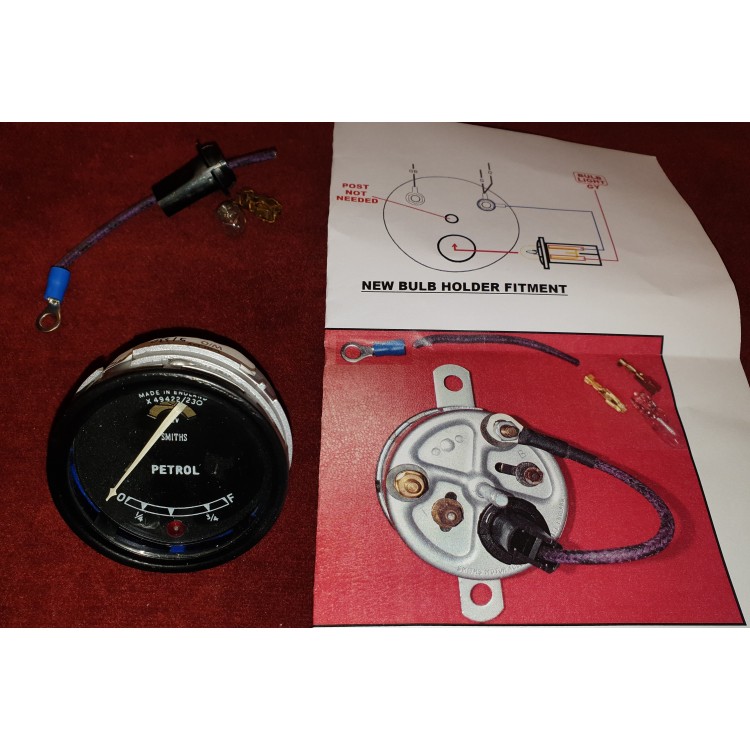 How to fit the dual water temp oil pressure gauge into instrument panel