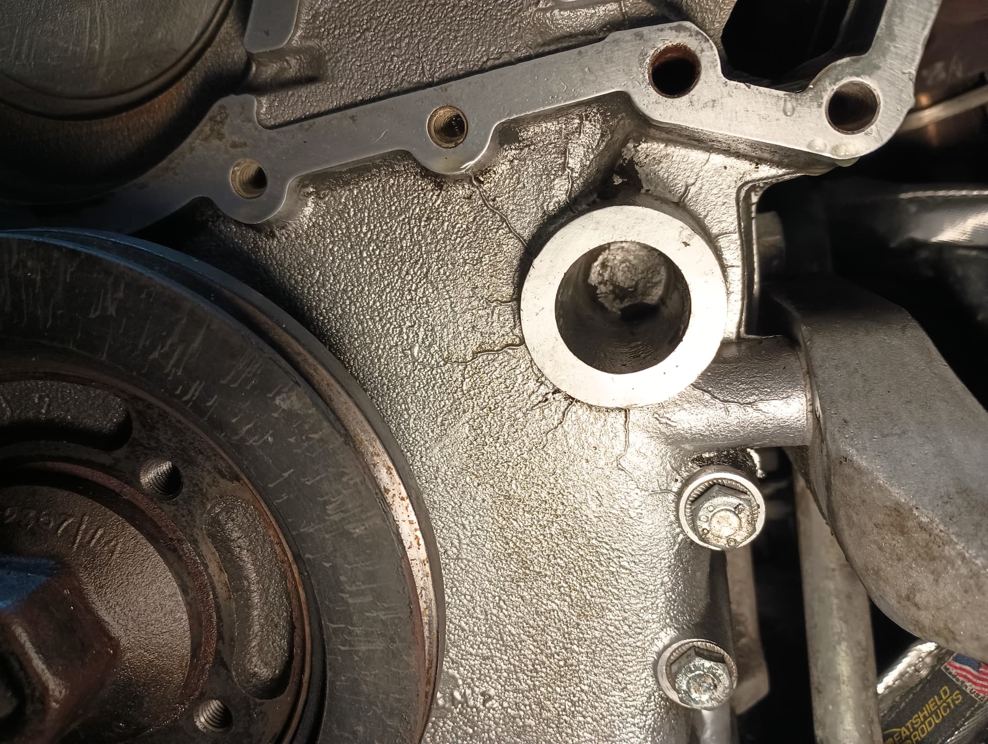 Hole in timing cover - V12-Engine - Jag-lovers Forums