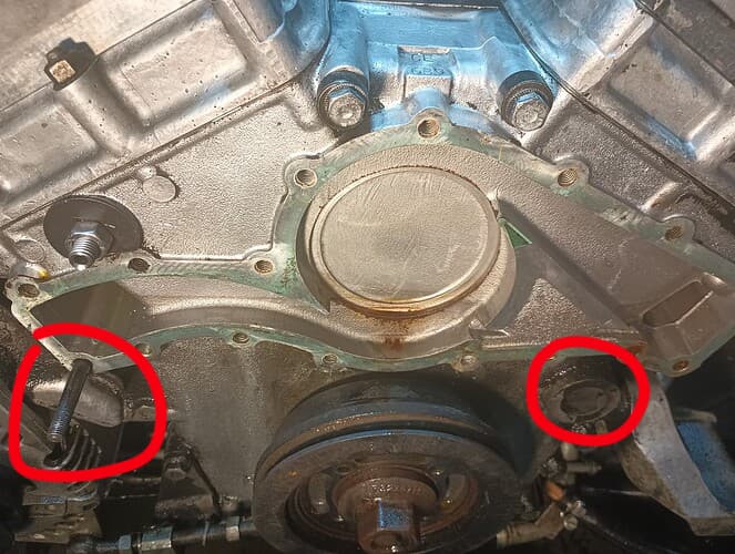 Hole in timing cover - V12-Engine - Jag-lovers Forums