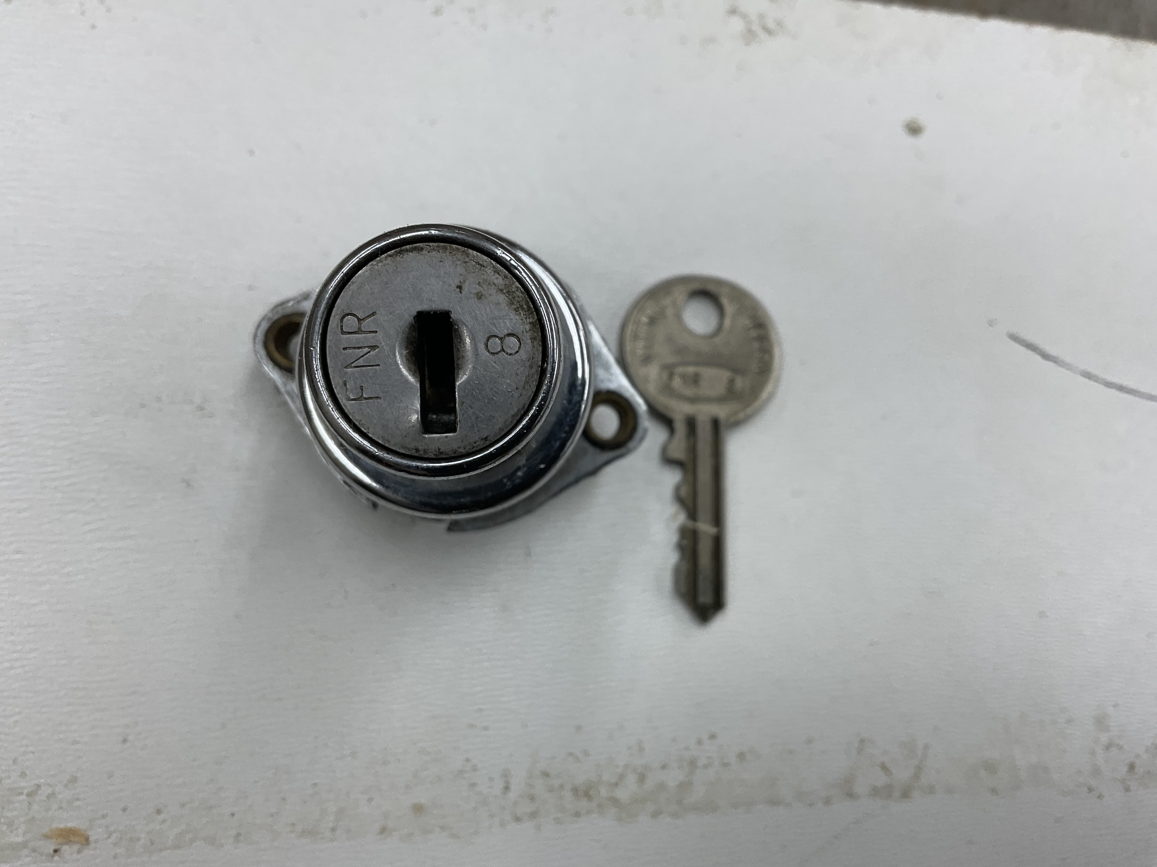 Vintage Style Winged FNR Key Blank For Jaguar XK120 / XK140 / XK150
