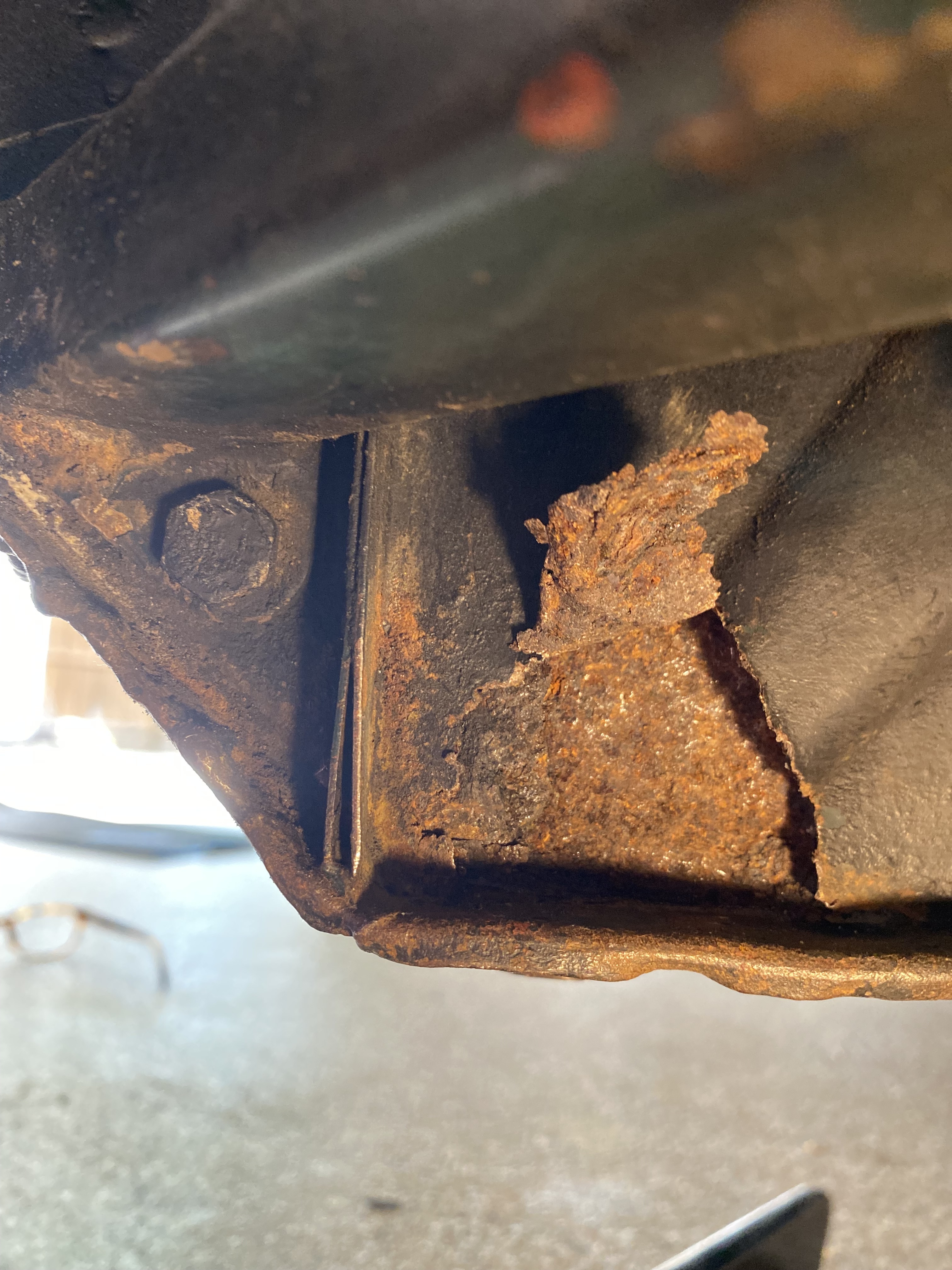 Rust found at right hand (LHD) toe panel - E-Type - Jag-lovers Forums