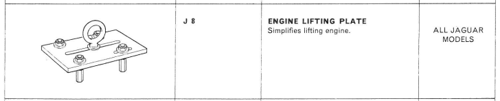 Dimensions for the engine lifting plate - E-Type - Jag-lovers Forums