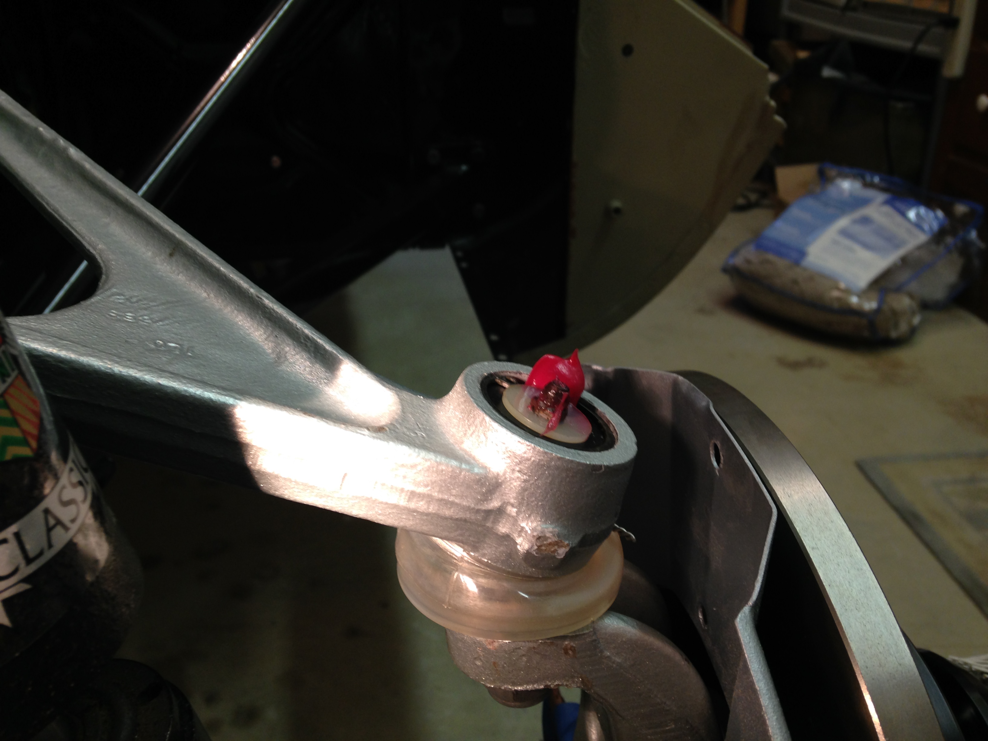 Grease ball joints. Stupid question EType Jaglovers Forums