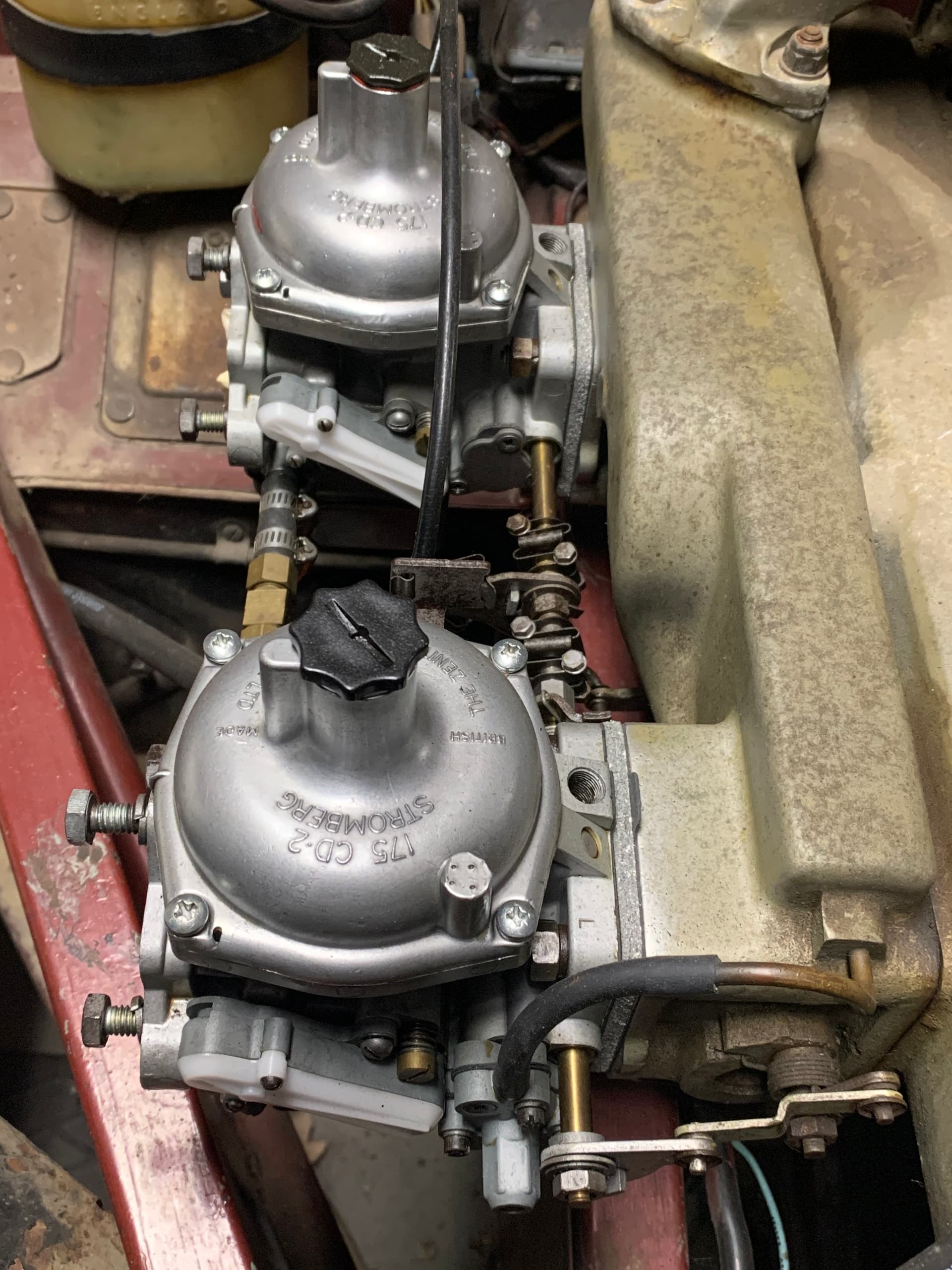 1968/9 Series 2 carburetor set up and vacuum advance EType Jag