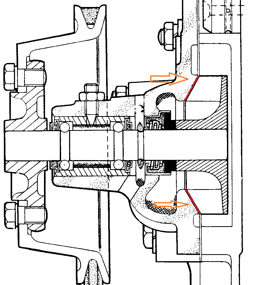 Water pump seal installation XK Jaglovers Forums