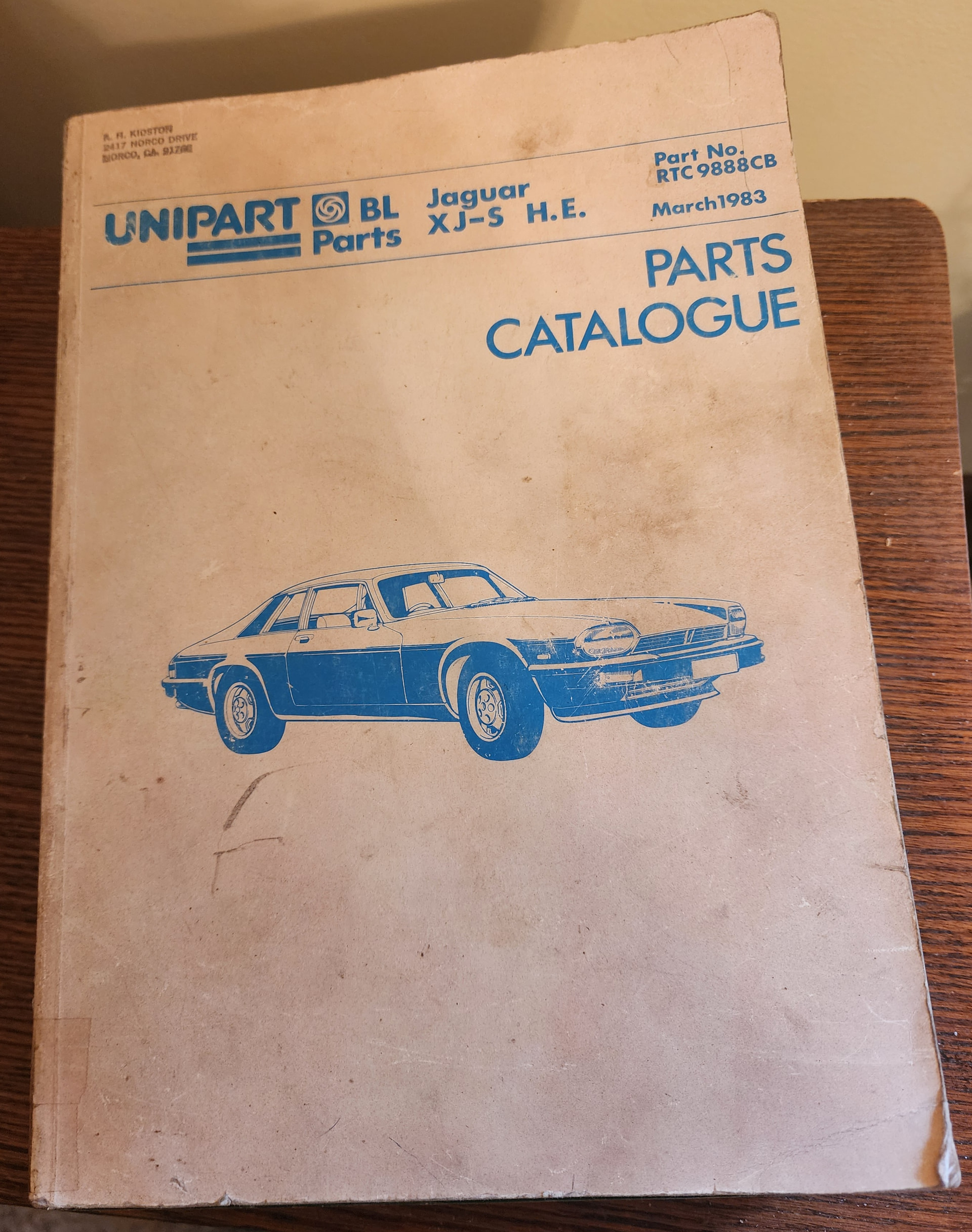 The breather cap on my 1988 XJS cupe broke, does anyone have a