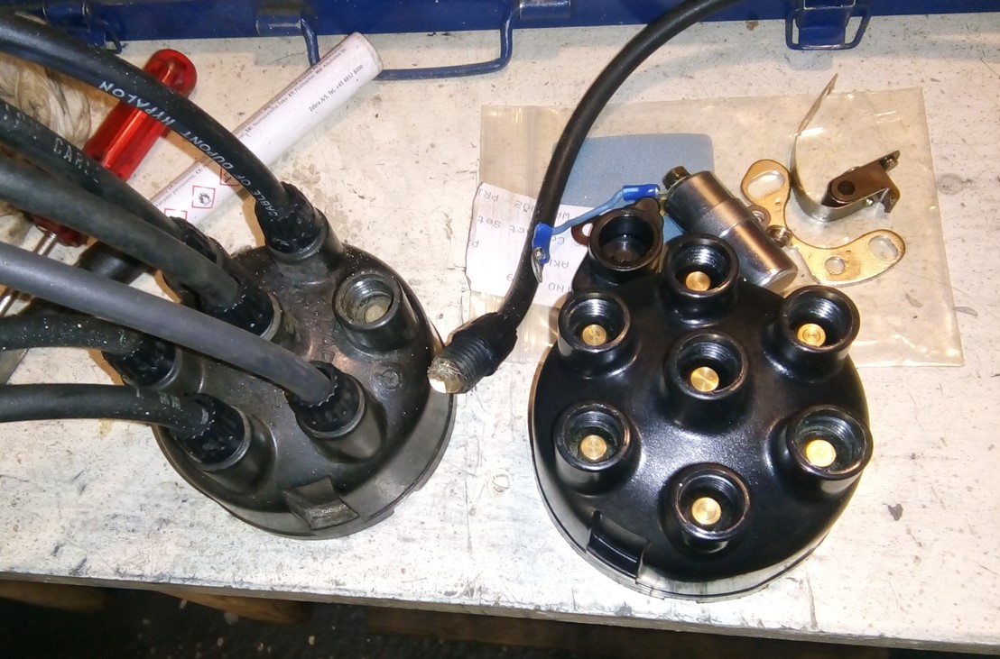 Save connection ignition cable vs distributer cap DVX6A XK Jag