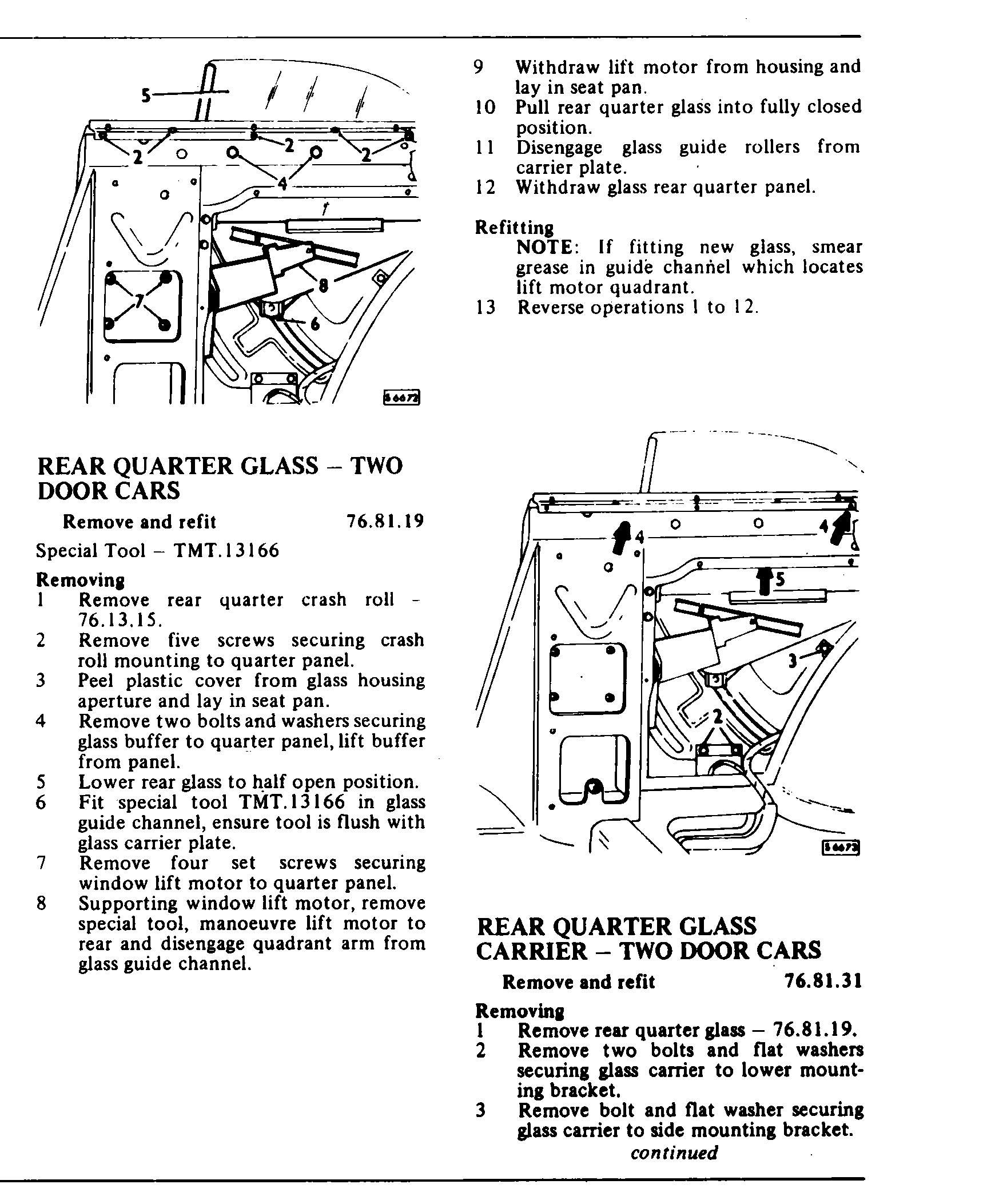 1976 XJ12C rear window mechanisms designed by satan - XJ - Jag-lovers ...